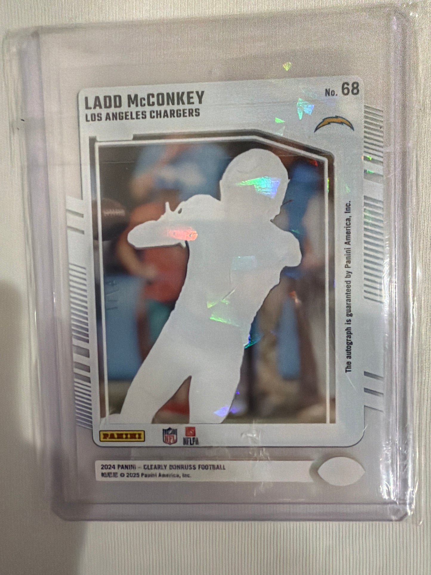 Donruss Ladd McConkey auto/17 rookie