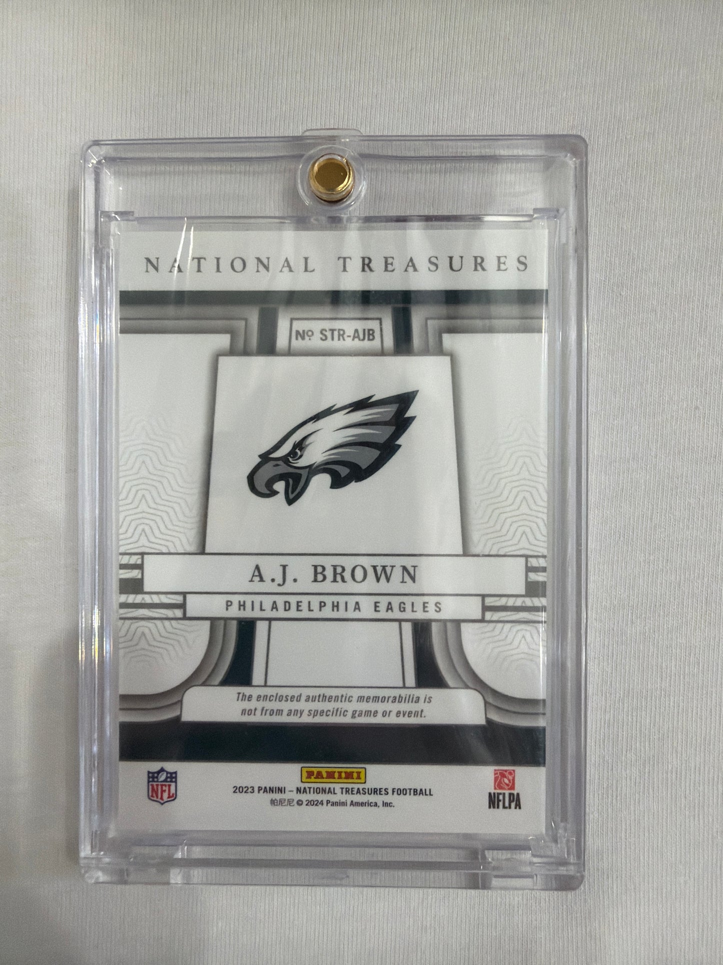 AJ Brown Sunday Treasures 10/25 patch