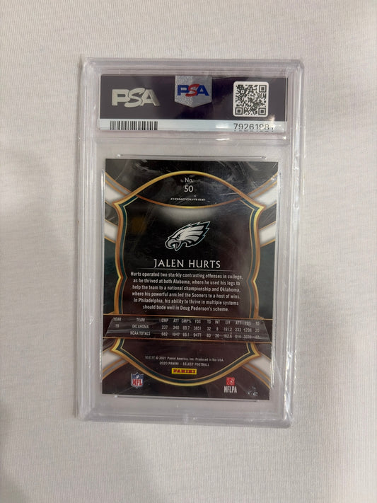Jalen Hurts select rookie PSA 10
