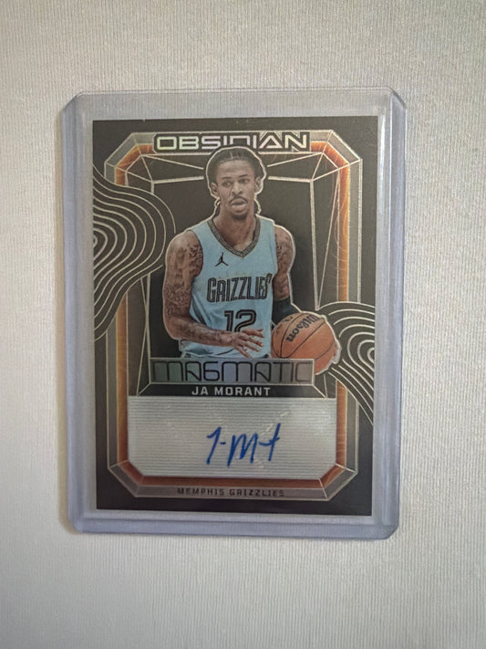 JA Morant obsidian 2/49 autograph￼
